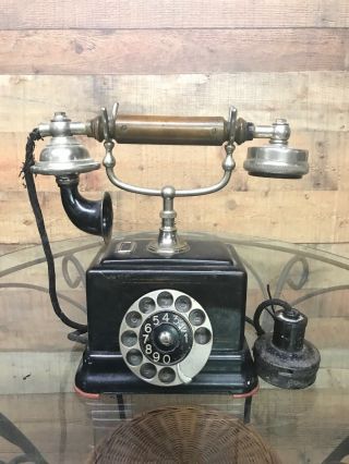 RARE ANTIQUE TELEFON A.  - B.  L.  M.  ERICSSON.  STOCKHOLM - MEXICO PORFIRIAN AGE 1890 2