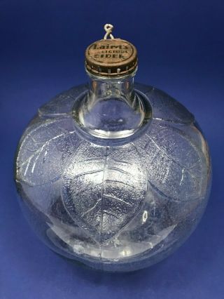 Vintage Laird’s Distillery Applejack Cider Jug - Eatontown NJ Laird & Co Bottle 2