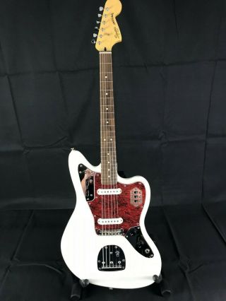 Squier Vintage Modified Jaguar Electric Guitar – Olympic White