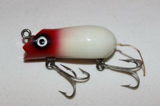 Vtg Shakespeare Swimming Mouse 2 " Wood Spinning Sz Fishing Lure Unfished Ex,