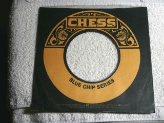 Chess Blue Chip Vintage Record Company Sleeve 7 " Single 45 Rpm