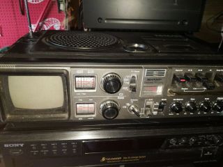 Vintage 1980 Sharp Model 3t - 59 Tri.  Mate Am/fm Radio Cassette Tv Boombox