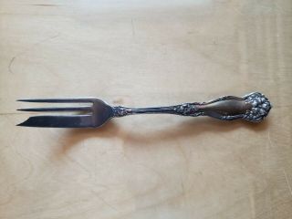 Antique,  Vintage Collectible Fork,  6 " Wm Rogers & Son Aa Silver Plate