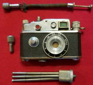 Vintage Photomatic Camera Novelty Cigarette Lighter/tripod/release - Made In Japan