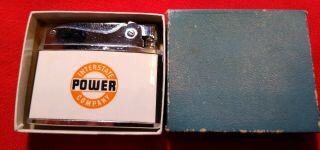 Old Vintage Flat Type Interstate Power Cigarette Lighter W/ Box