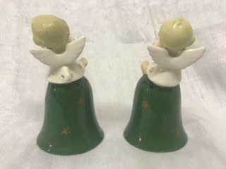 2 Vintage Ceramic Angel Bells Shafford Japan 5307 3
