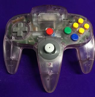 (rb55) Collectible Vintage Nintendo 64 N64 Atomic Purple Controller