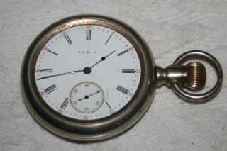 1910 Elgin Model 6 16s - 15j Grade 312 Sidewinder Pocket Watch - Parts