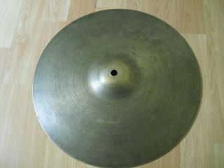 14 " Vintage 70s Hollow Logo Zildjian Heavy Cymbal 1415g Hihat Bottom Or Marching