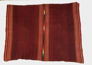Antique Latin American Collectable Andean Wool Woman’s Manta From Bolivia