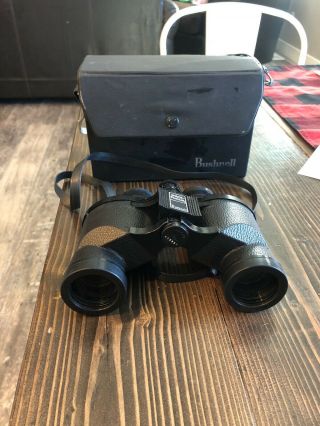 Vtg Bushnell 7x35 Sportview Instafocus Wide Field Binoculars W Case