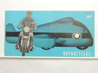 Vintage 1960 Bmw Motorcycles Brochure R 27 R 50 L9988