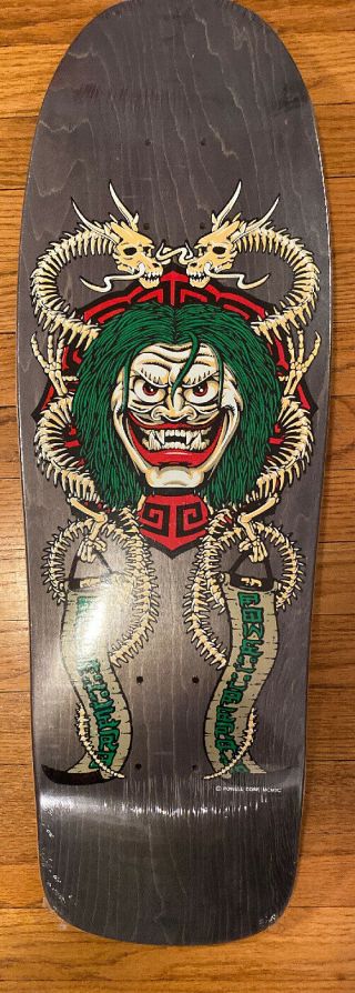 Nos Vintage Powell Peralta Steve Caballero " Mask " Skateboard Deck - In Shrink