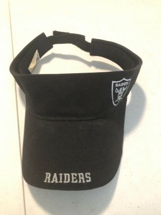 Vintage Raiders Hat Cap Visor Nfl Oakland Raiders Hat C27