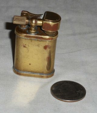 Vintage Miniature Side Wheel Lift Arm Cigarette Lighter Made In Japan Vg