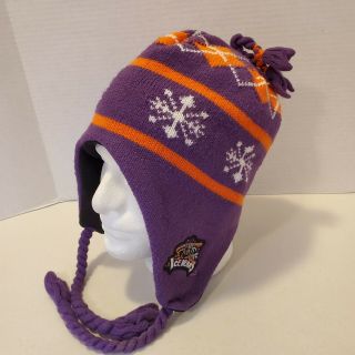 Knoxville Ice Bears Nordic Beanie Hat Hockey Sphl Argyle Pattern Adult
