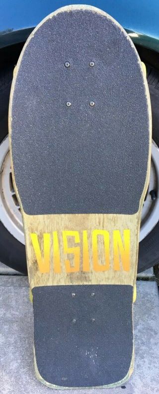 Vintage 1986 Vision Mark Gator Rogowski Pro Skateboard Independent Shredders 2