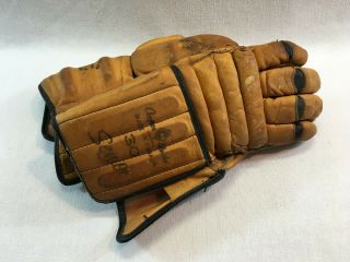 Vintage Cooper Weeks Senior 30 Leather Hockey Gloves Armourist Shock Shield Ac4