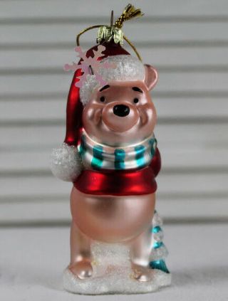 Disney Winnie The Pooh Christmas Ornament European Style Glass Vintage