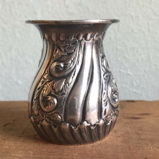 Theodore B Starr Sterling Silver Vase Antique