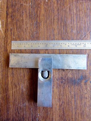 Vintage Antique Sheffield England Moore & Wright 4” Machinist Square No.  414