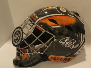 Carter Hart Signed Full Size Philadelphia Flyers Goalie Mask Helmet Proof