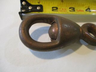 Newhouse Number 6 Bear trap Swivel 100 Brass / Trapping / Vintage / 2