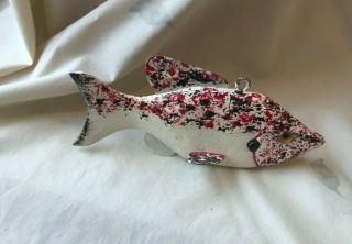 Minnesota Crappie Folk Art Fish Decoy