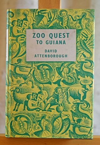 Zoo Quest To Guiana David Attenborough 1958 Reprint Society 1st Ed Hb In Dj