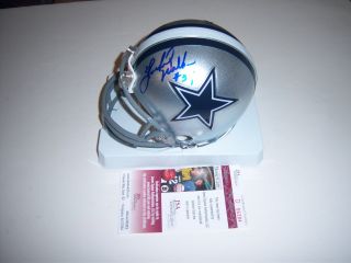 Herschel Walker Dallas Cowboys,  Uga Jsa/coa Signed Mini Helmet