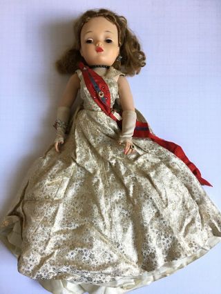 Rare Vintage 1962 Madame Alexander Cissy Doll Queen Elizabeth Ii No 2180 - Tlc