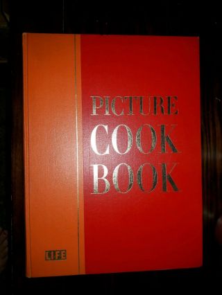 Vintage 1958 Time Life Picture Cookbook - Hardcover Oversized Book