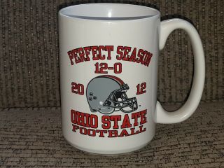 Perfect Season 2012 Ohio State Buckeye Football Coffee Mug Cup 2002 1968 54 44