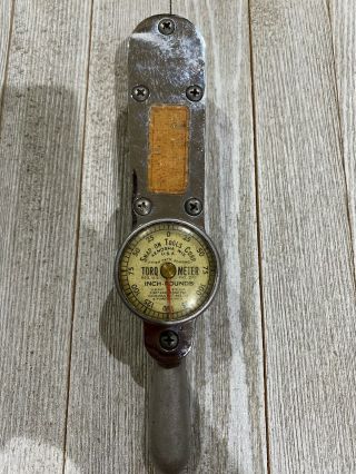 Vintage Snap - On 3/8 " Drive Inch Pound Torqometer Tq - 12 - B