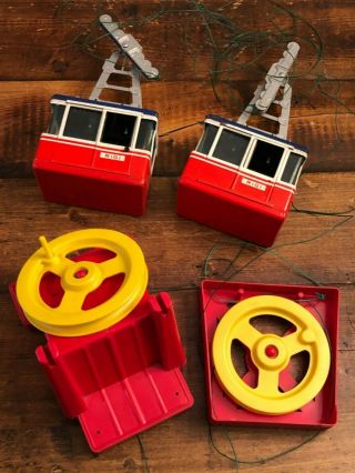 Vtg Rigi Duo 9000 Ski Lift Cable Car Gondola Toy Tin