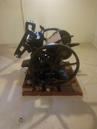 Chandler And Price 10x15 Antique Letterpress Printing Press.