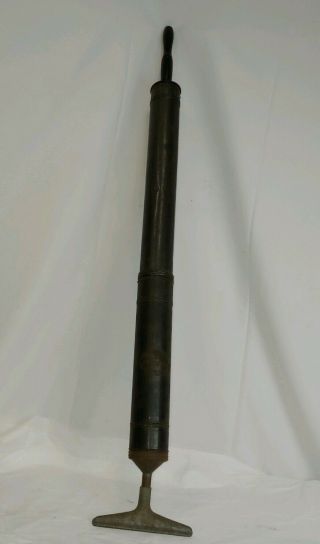 Antique Hand Pump " The Daily " Suction Sweeper Vacuum Cleaner Providence Ri 1930