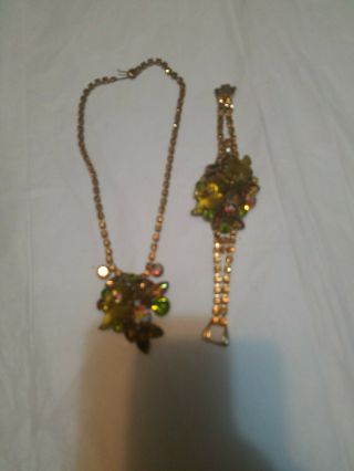 Edlee Vintage And Collectible Necklace And Bracelet Set Demi Parure
