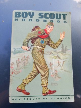 1964 Boy Scout Handbook Vintage Boy Scouts Of America Bsa Book Norman Rockwell.