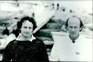 Vintage Photograph Of Oliver Moussy And Mike Birch