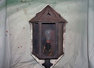Gothic Tudor Rustic Porch Light Lantern Restoration Salvage
