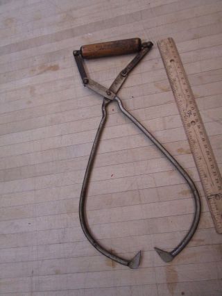 Windsor Ice And Coal Ice Tongs Vintage Tripure Water