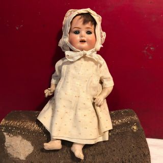 Antique 12 " German Germany Bisque Doll Jointed Theodor Recknagel R 86 A 3/0
