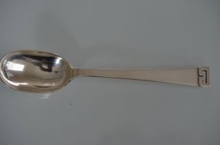 Allan Adler Chinese Key Sterling Silver Spoon