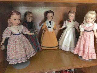 Vintage Madame Alexander Little Women Doll Set 14 " 1950s