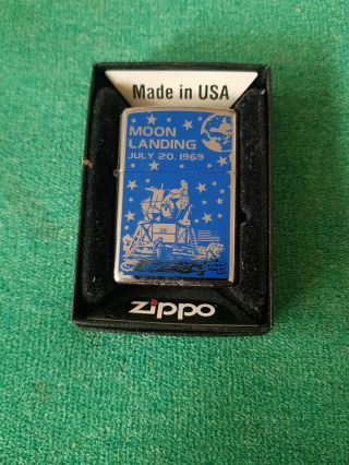 Zippo,  Moon Landing Commemoratave Lighter,  July 20 1969