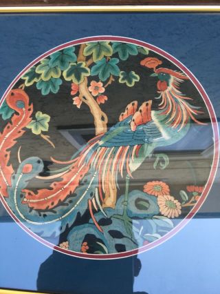 Antique Chinese Mandarin Rank Embroidery China Qing Dynasty Buzi