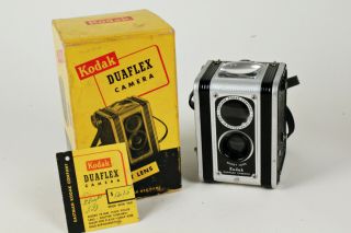 Vintage Kodak Duaflex 620 Film Camera W/ Box & Price Tag - Exc.  Cond.