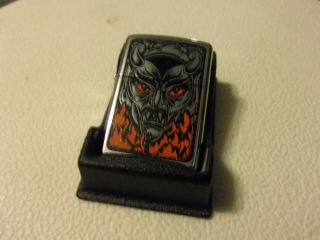 Zippo  Devil In Flames  - - - No Display Tin/case.