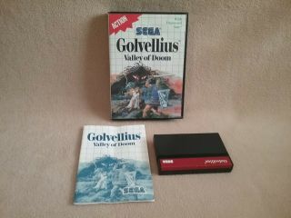 Vintage 1988 Sega Master System Sms Game Golvellius Complete